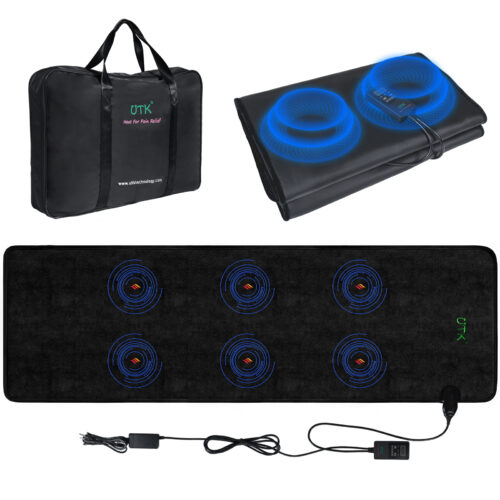 UTK PEMF Far Infrared Healing Mat, Pulsed Electromagnetic Field Therapy, 0-99Hz, H15L1