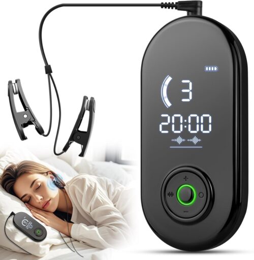 Vagus Nerve Stimulator, Ear Clip Design! Physical Relaxation, No Trouble sleeping! 3 Intensity Levels & Long Battery Life