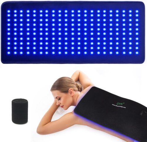 UTK 23" x 12" Large Red & Blue Light Therapy Pad for Body, 470nm 660nm 850nm Near Infrared Light Therapy Wrap